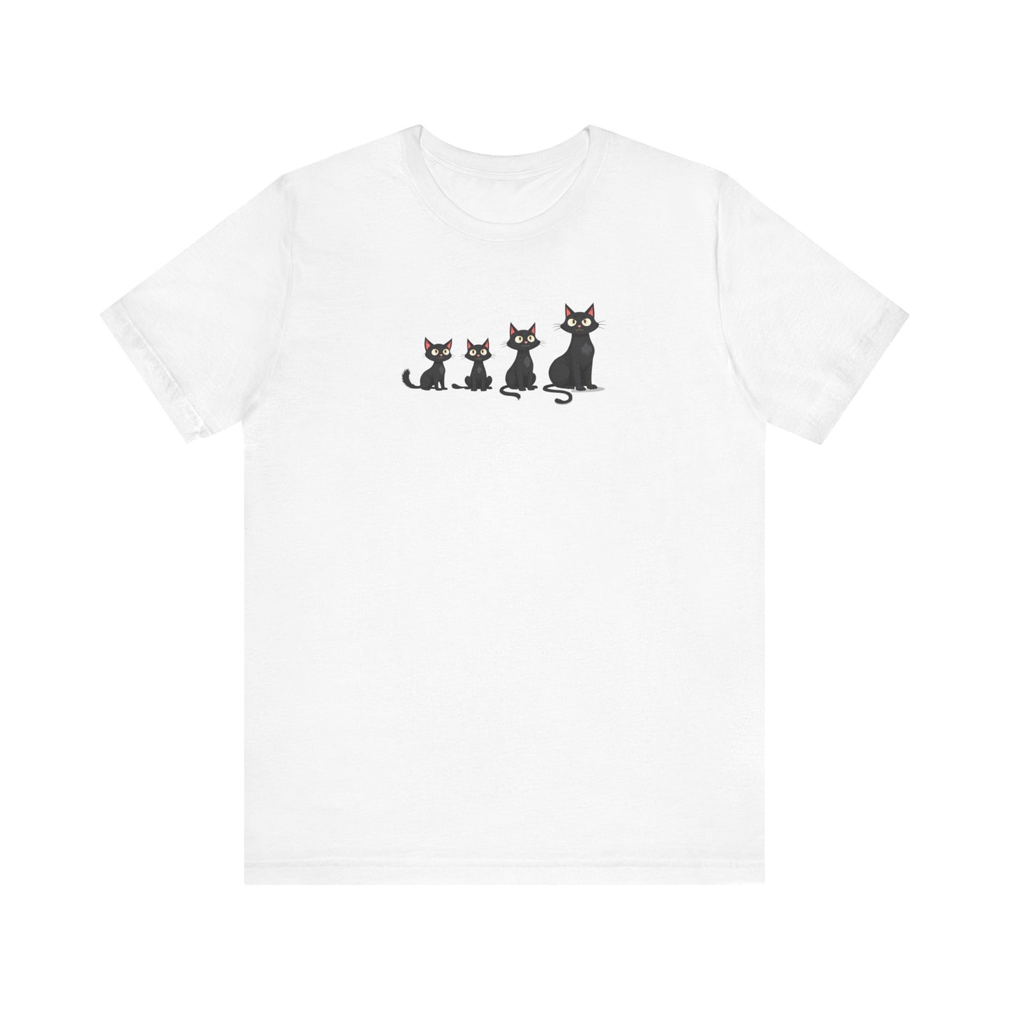 Cute Black Cat Family T-Shirt
