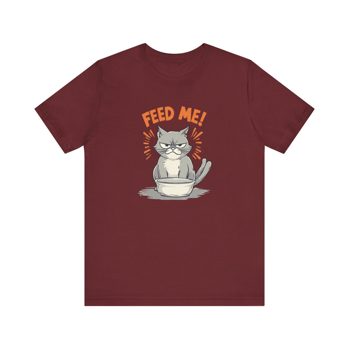 Funny Cat FEED ME T-Shirt