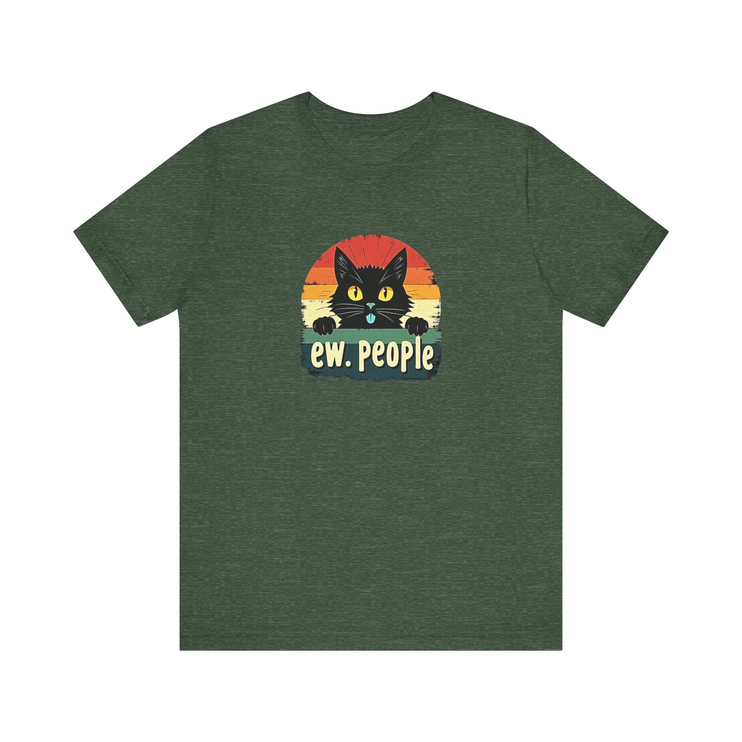 Funny Cat Ew People T-Shirt