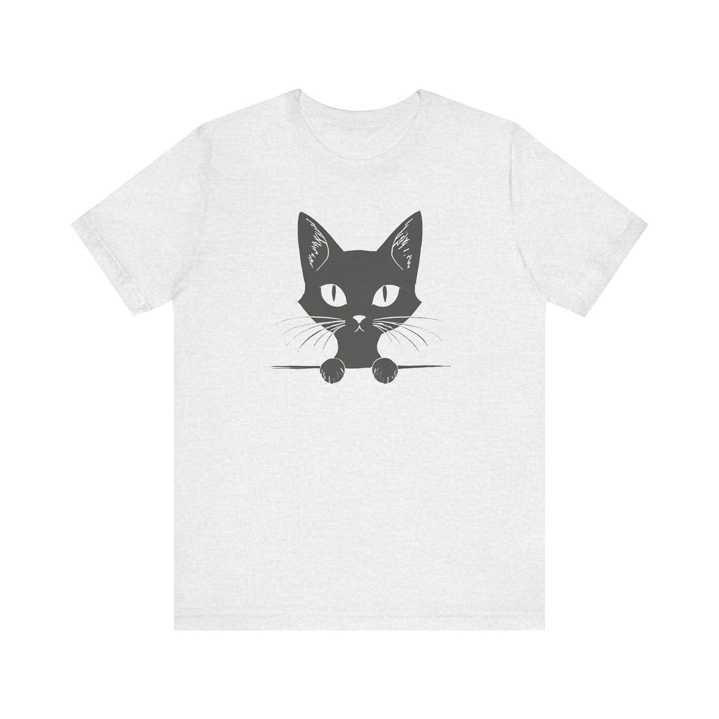 Cute Cat Peeking T-Shirt Unisex