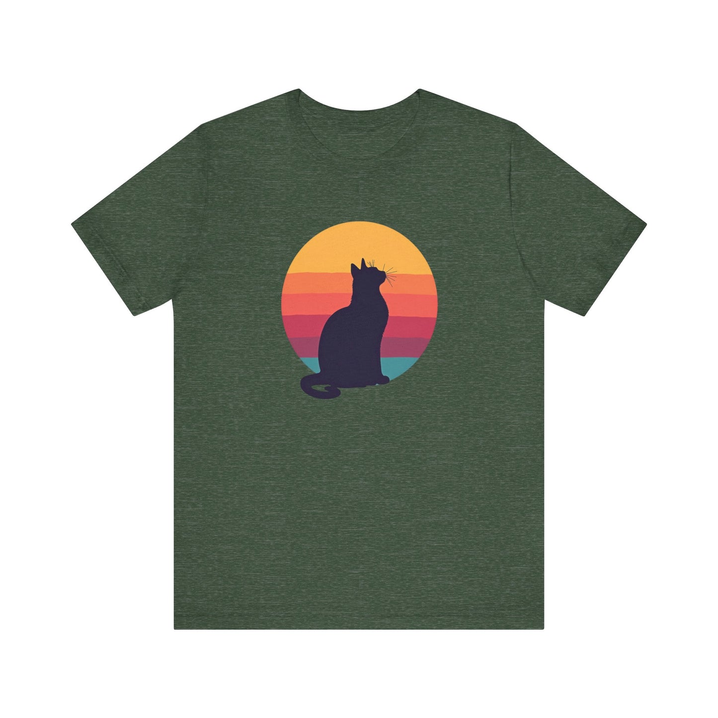 Cute Cat Silhouette T-Shirt Unisex