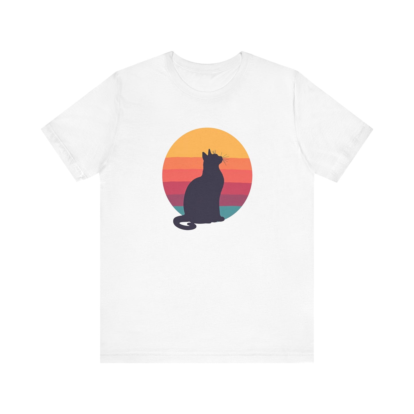 Cute Cat Silhouette T-Shirt Unisex