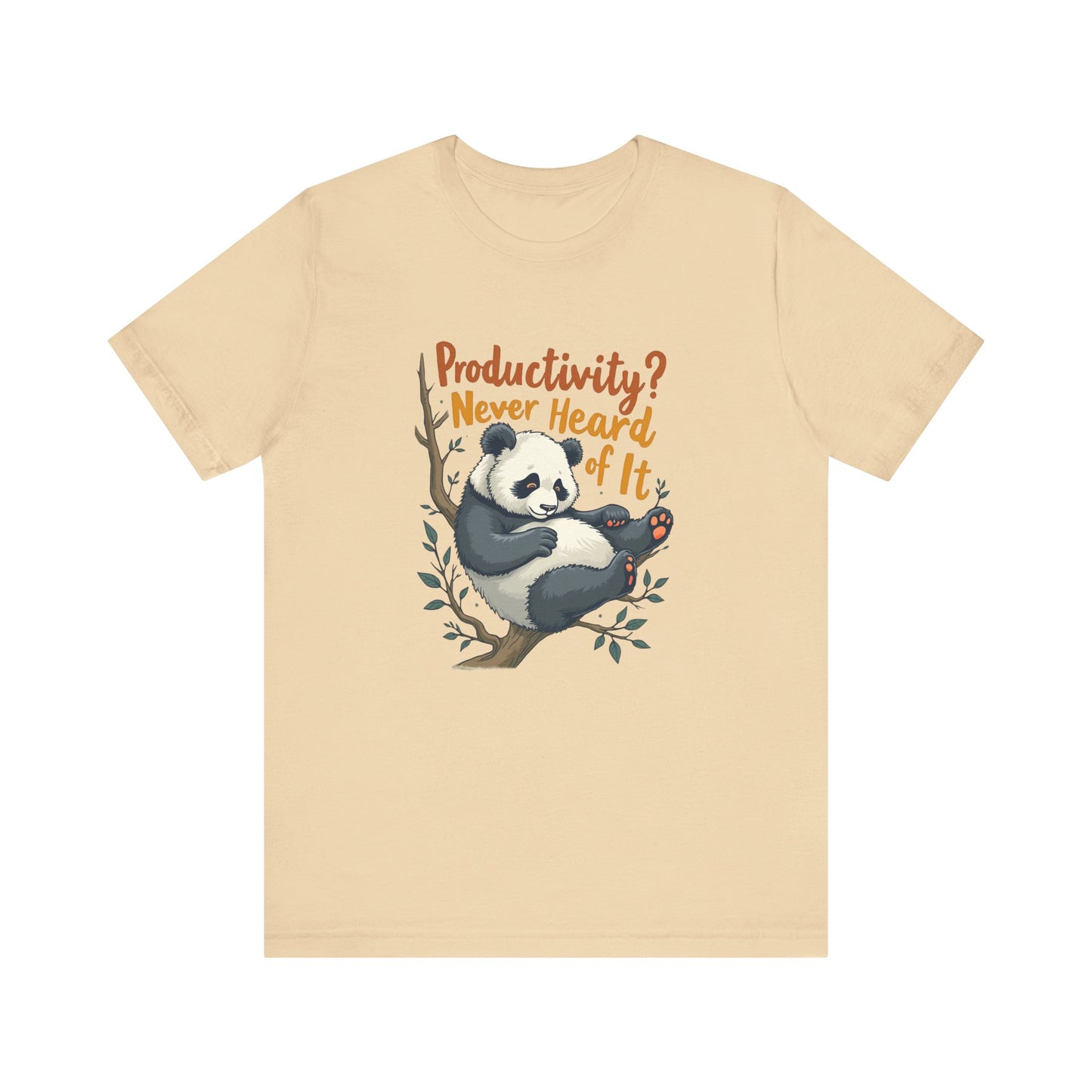 Lazy Panda T-Shirt Unisex