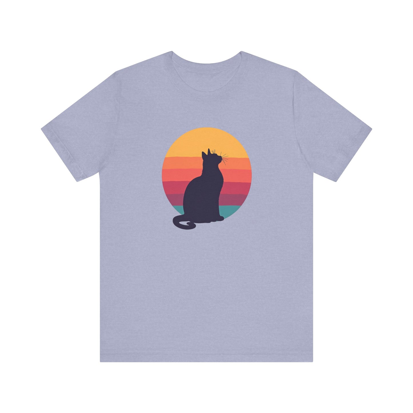 Cute Cat Silhouette T-Shirt Unisex