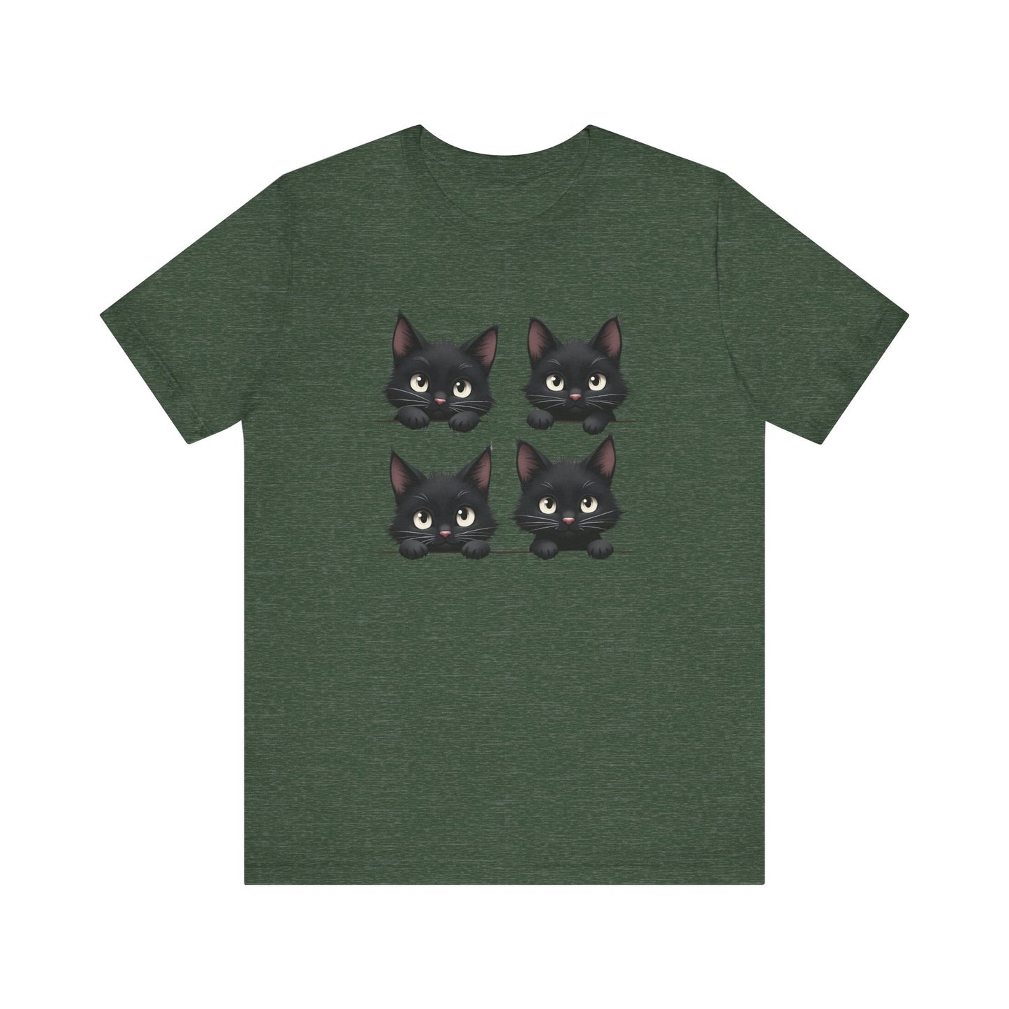 Cute Black Cats T-Shirt Unisex