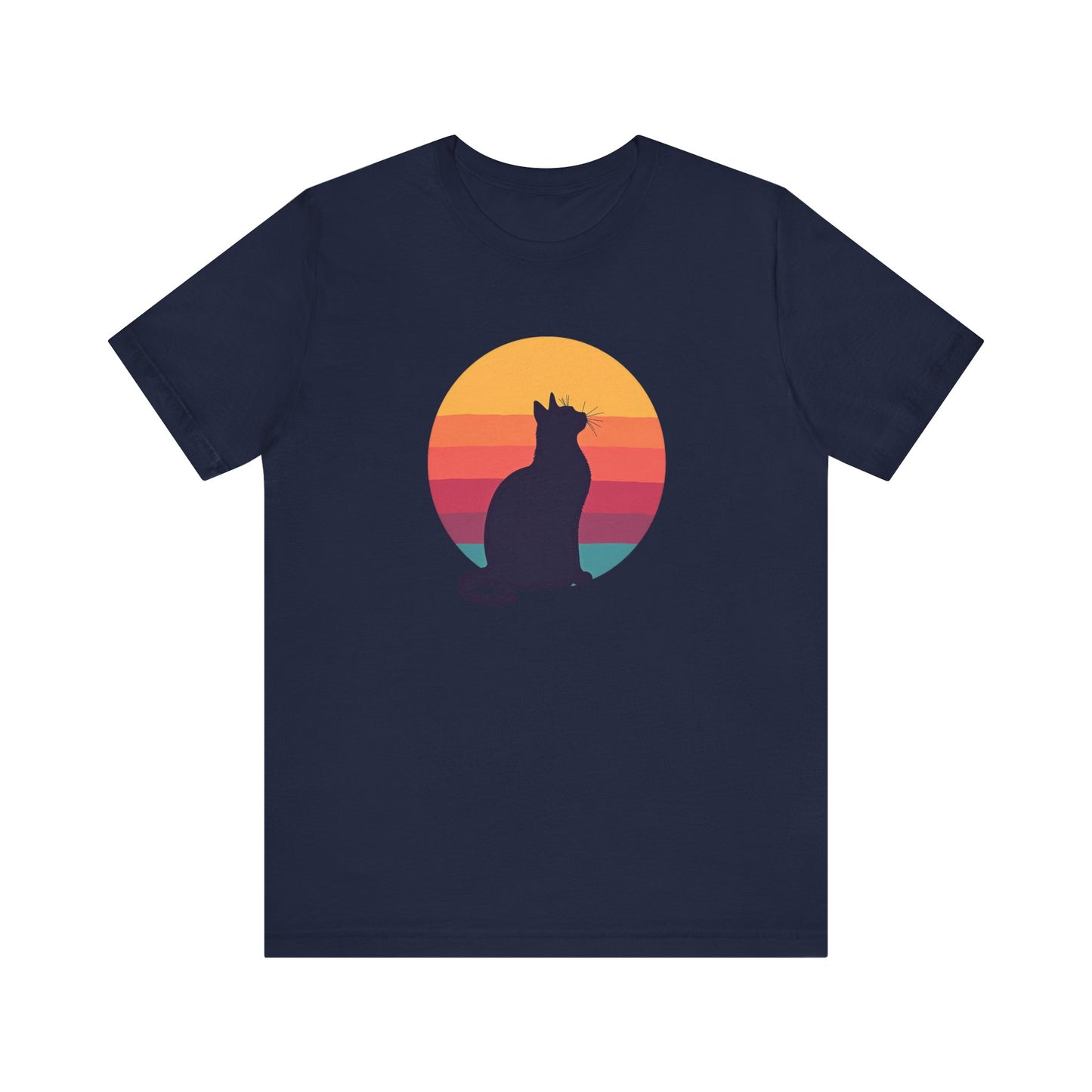 Cute Cat Silhouette T-Shirt Unisex