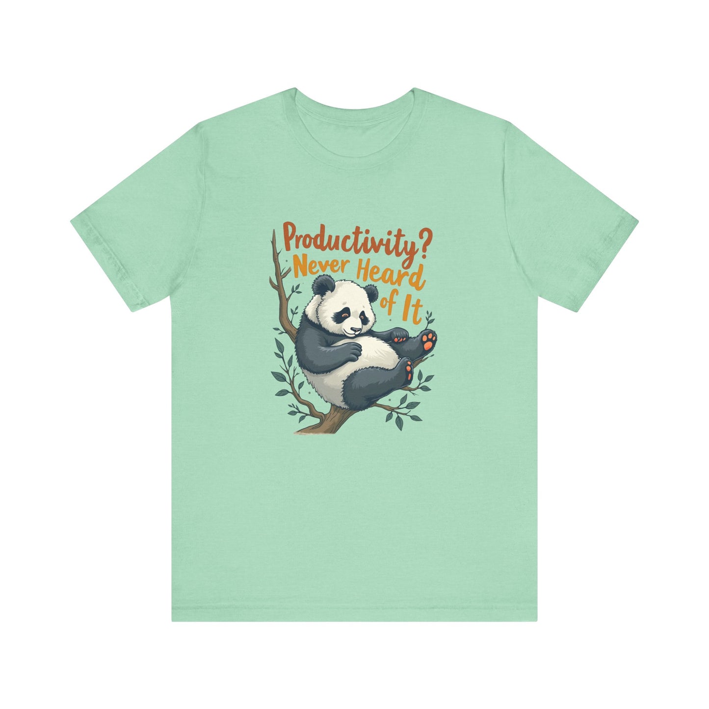 Lazy Panda T-Shirt Unisex