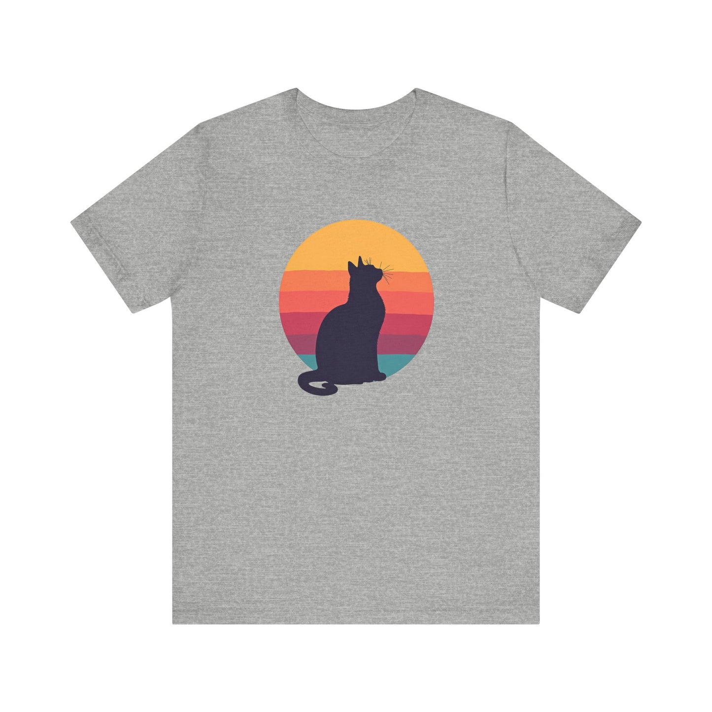 Cute Cat Silhouette T-Shirt Unisex