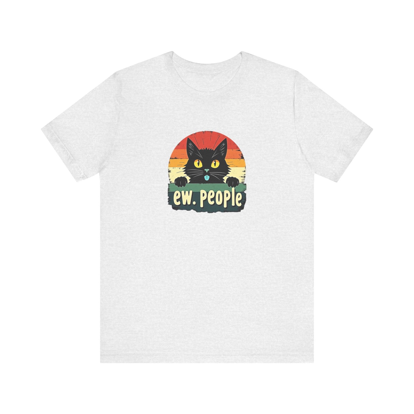 Funny Cat Ew People T-Shirt