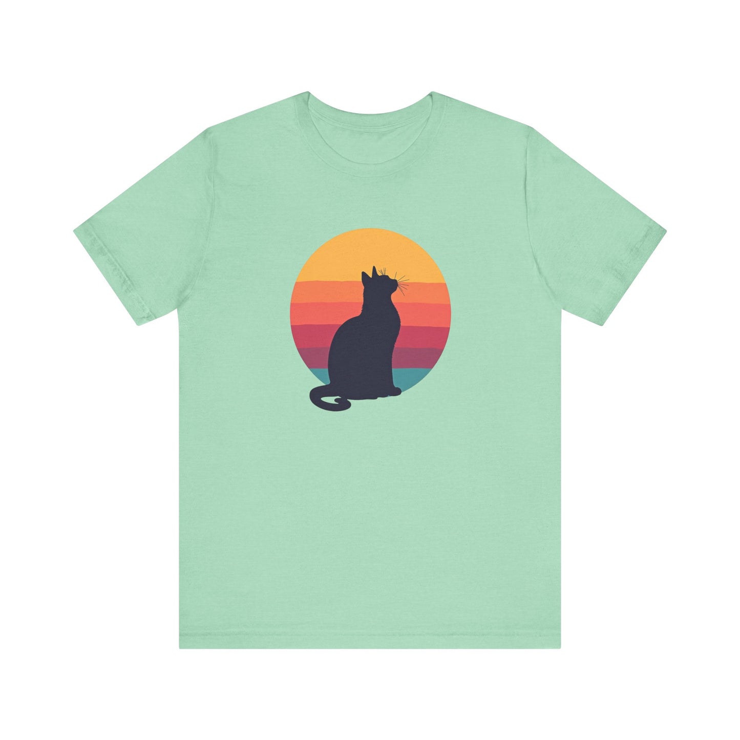 Cute Cat Silhouette T-Shirt Unisex