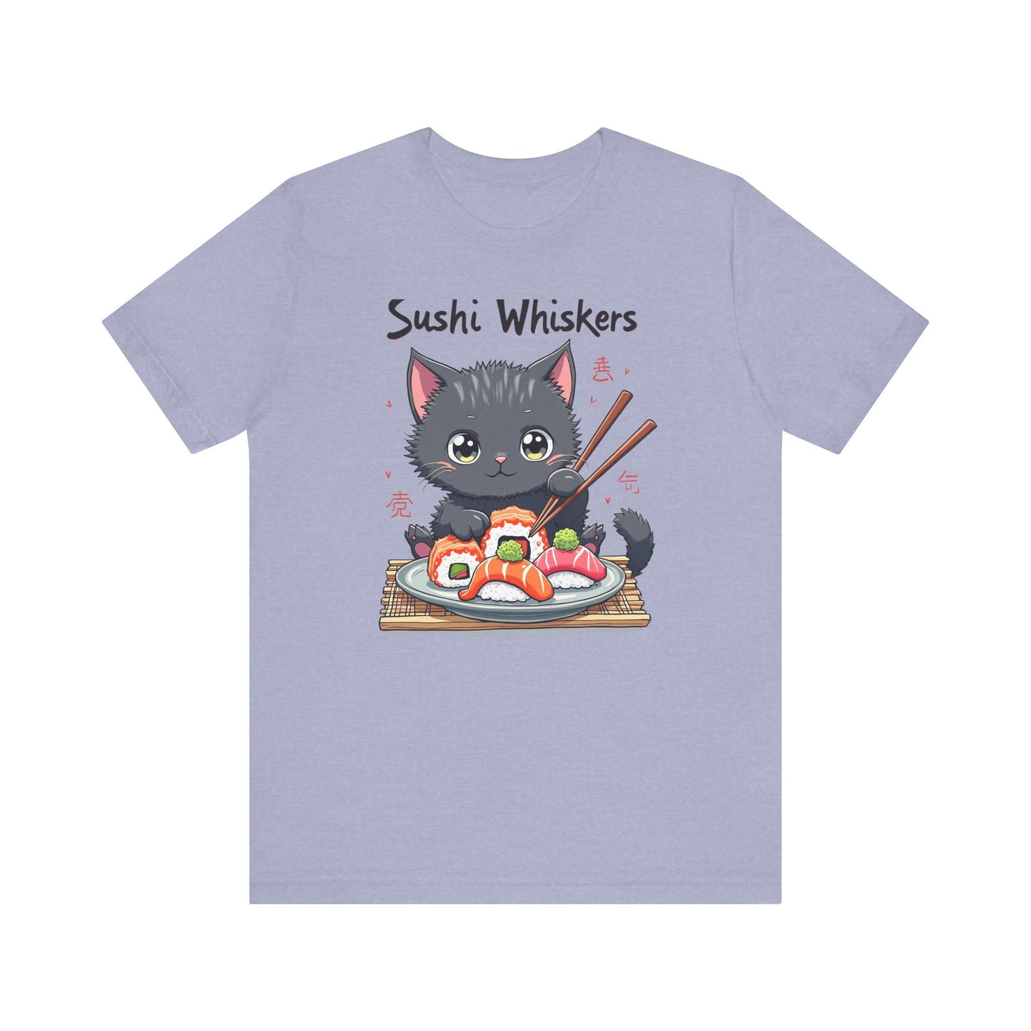 Cute Cat Eating Sushi T-Shirt