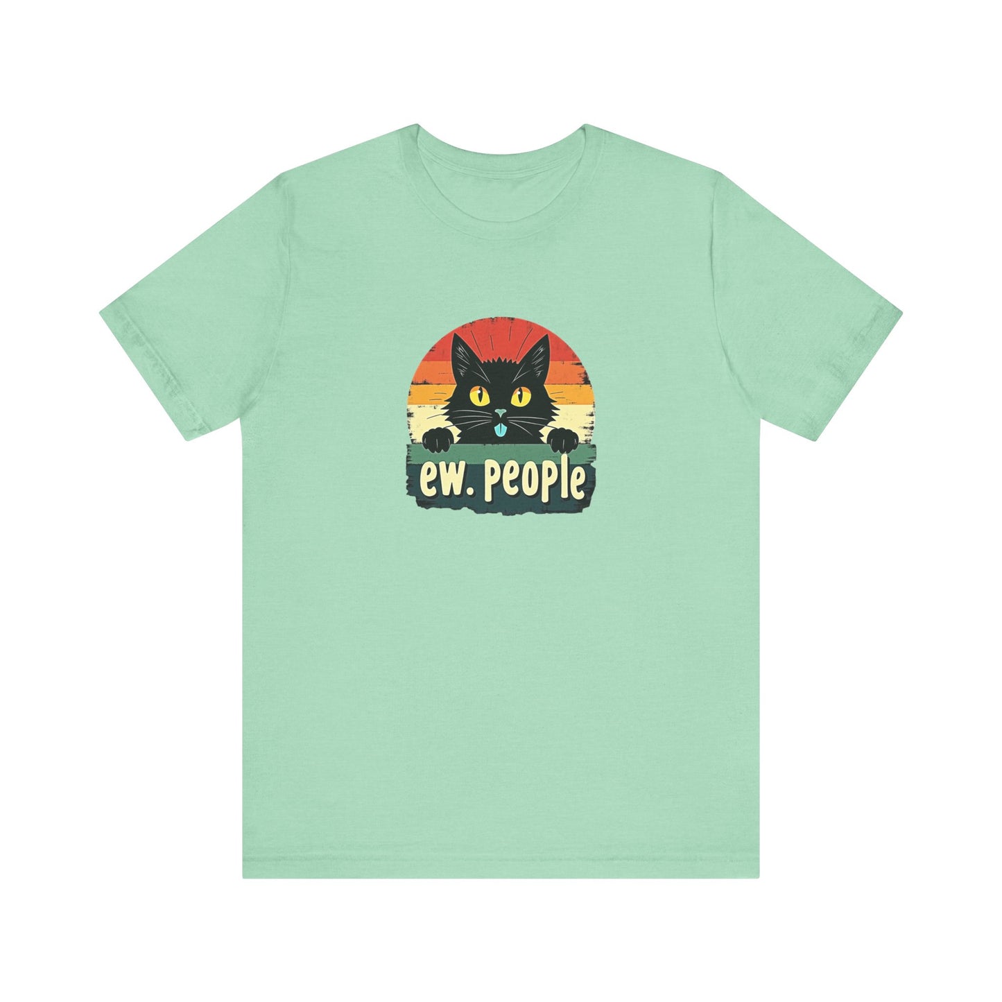 Funny Cat Ew People T-Shirt
