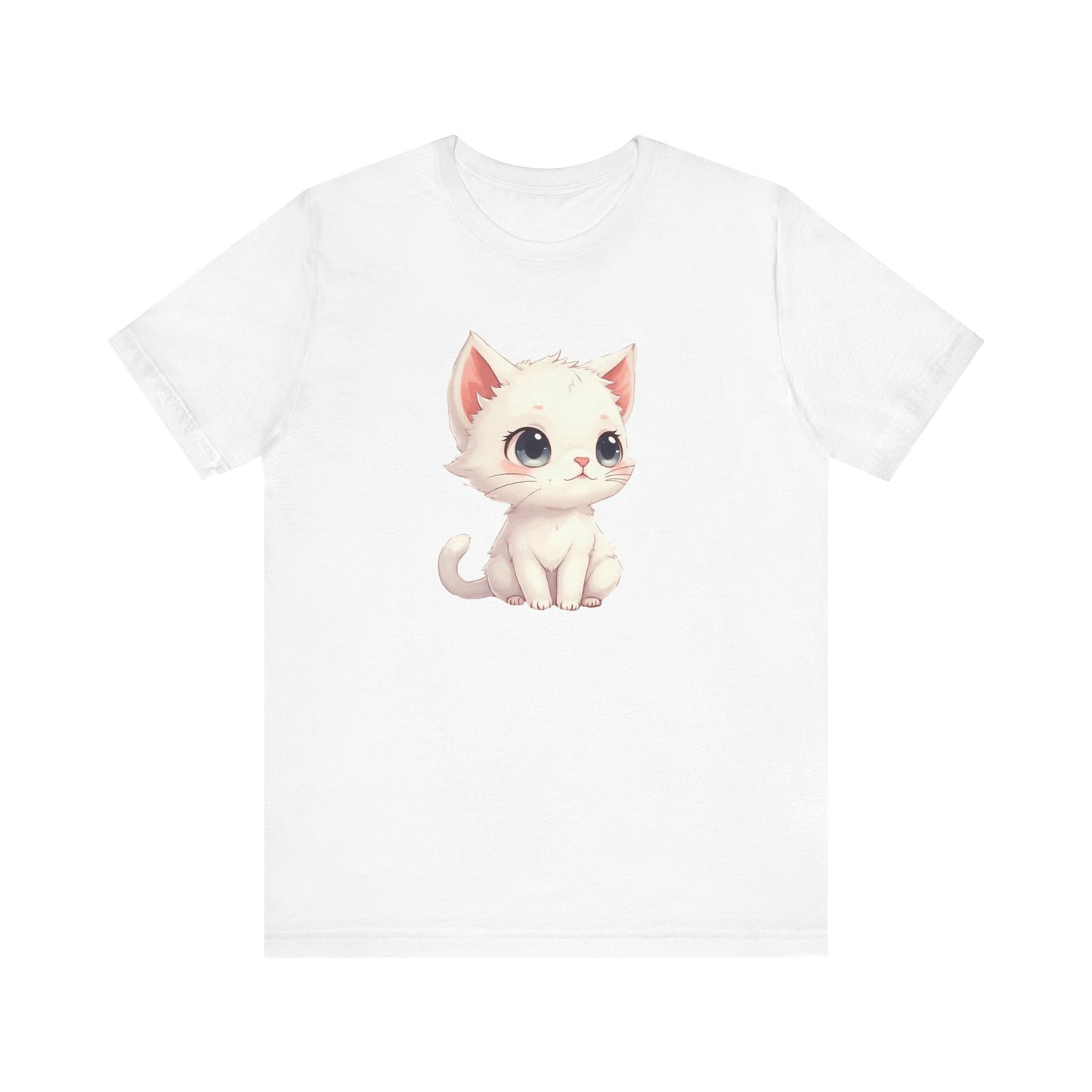 Cute White Kitten T-Shirt