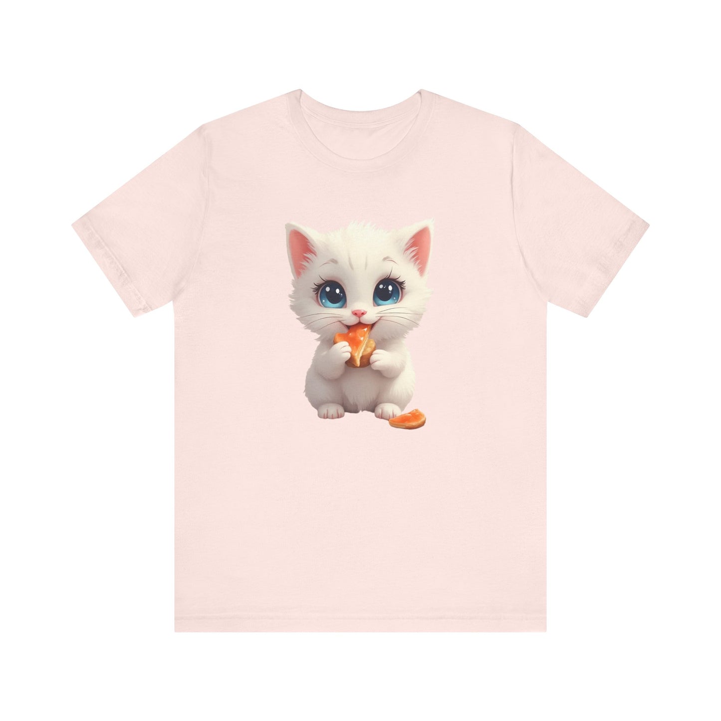 Cute Kitten Eating T-Shirt Unisex