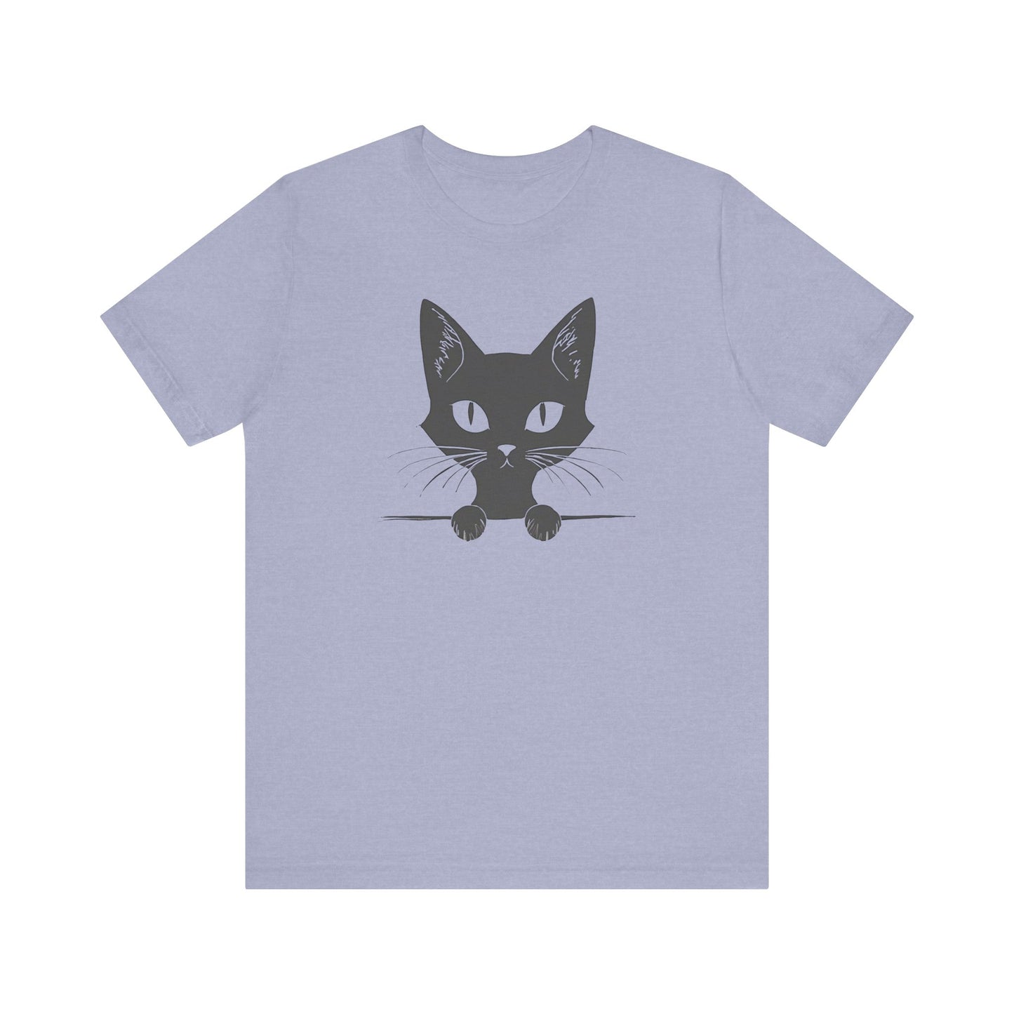 Cute Cat Peeking T-Shirt Unisex