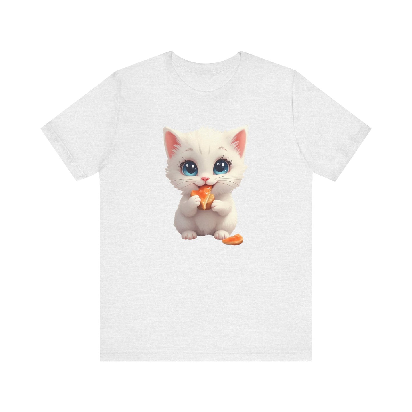 Cute Kitten Eating T-Shirt Unisex