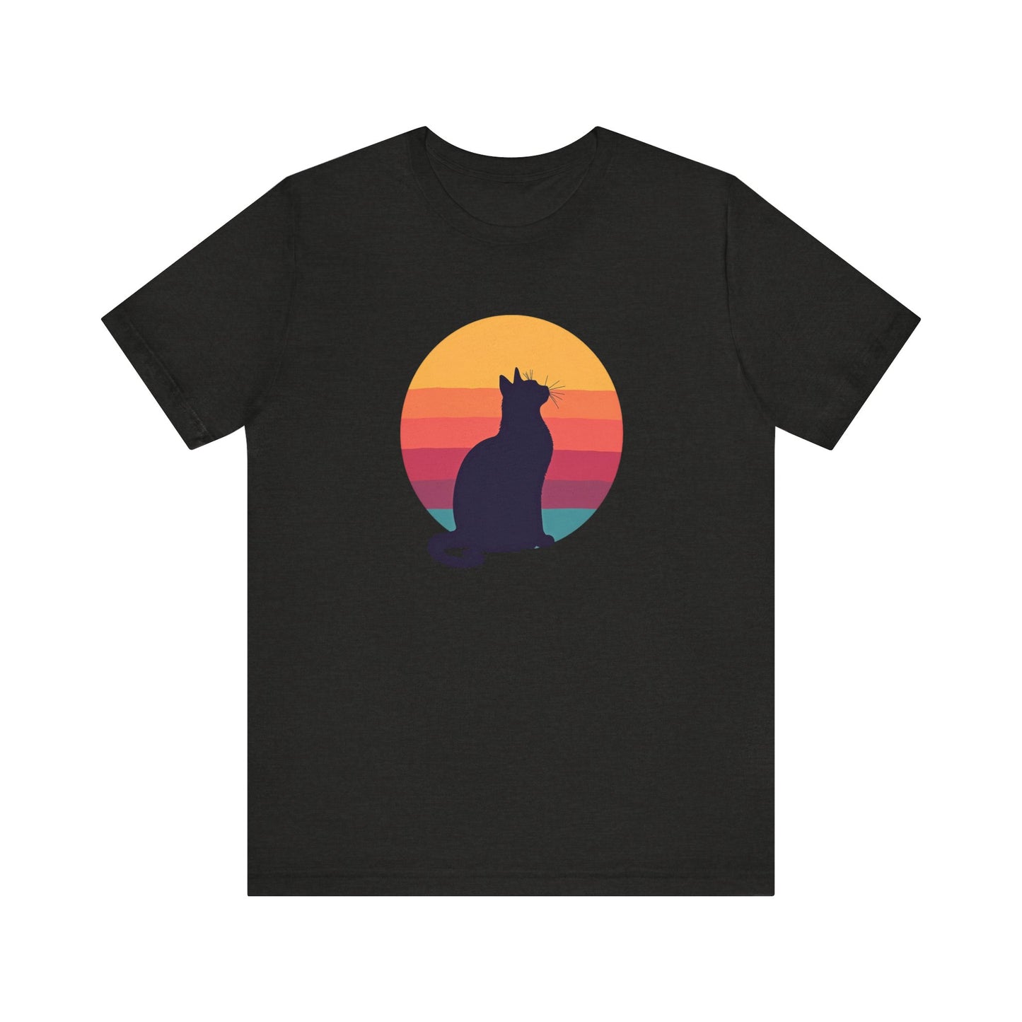Cute Cat Silhouette T-Shirt Unisex