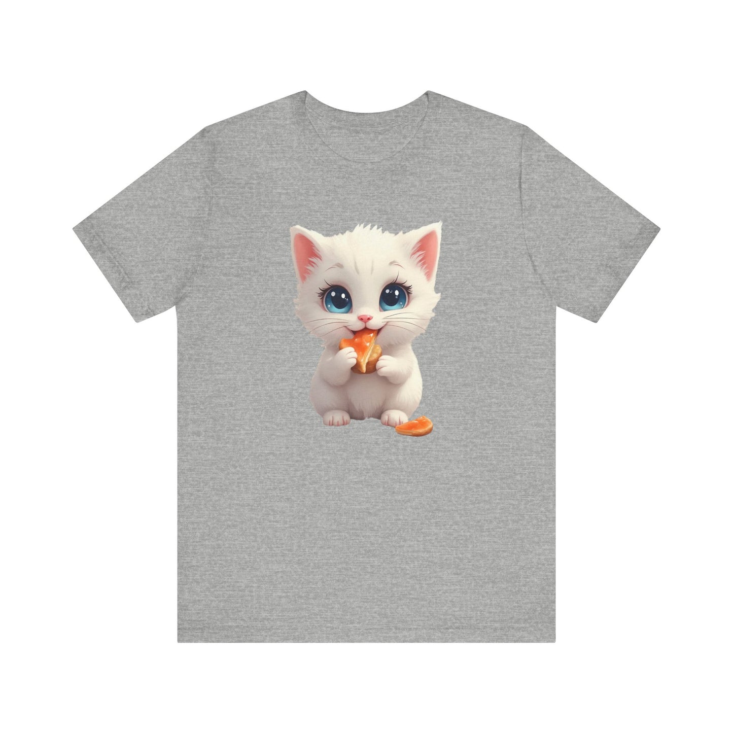 Cute Kitten Eating T-Shirt Unisex
