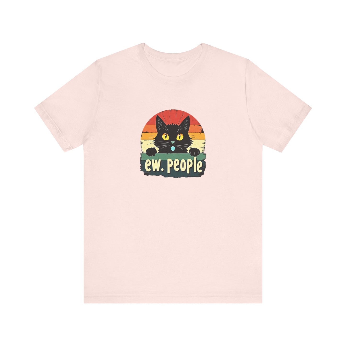 Funny Cat Ew People T-Shirt