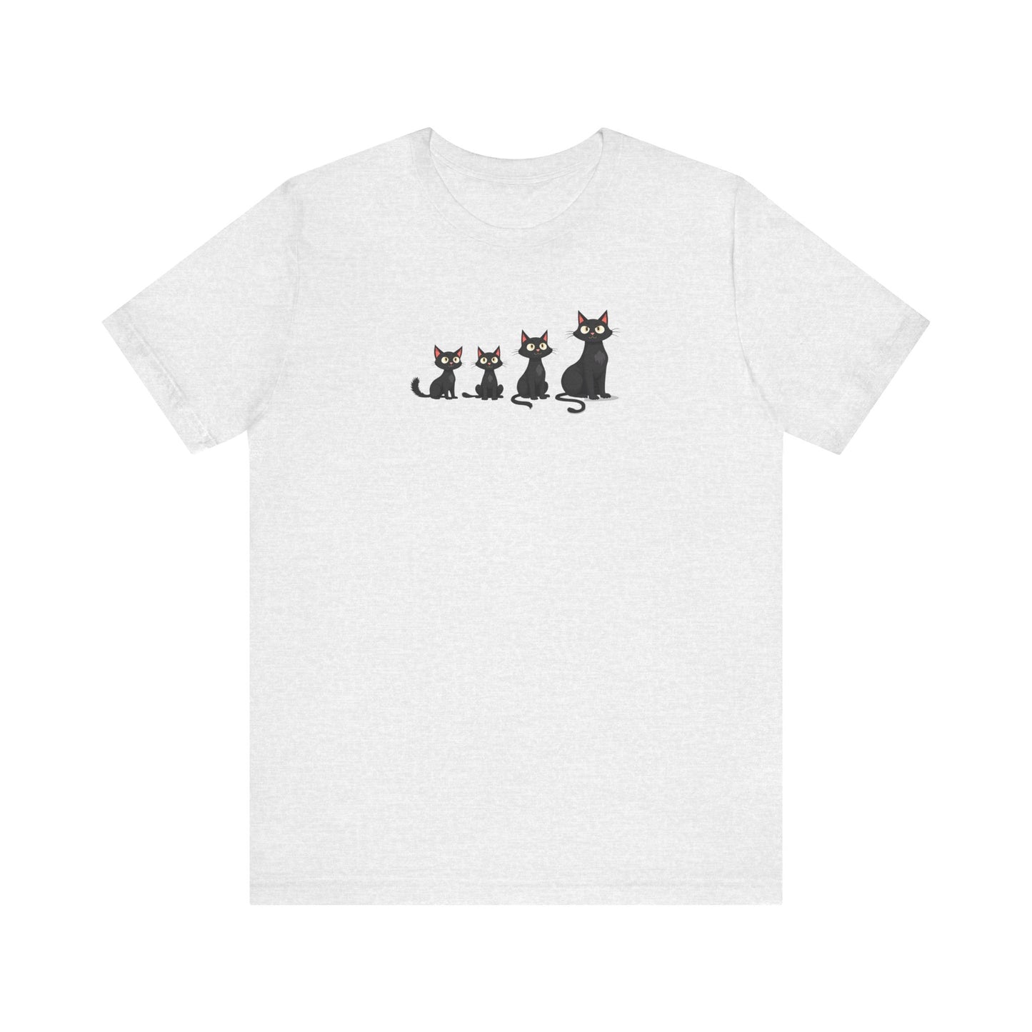 Cute Black Cat Family T-Shirt