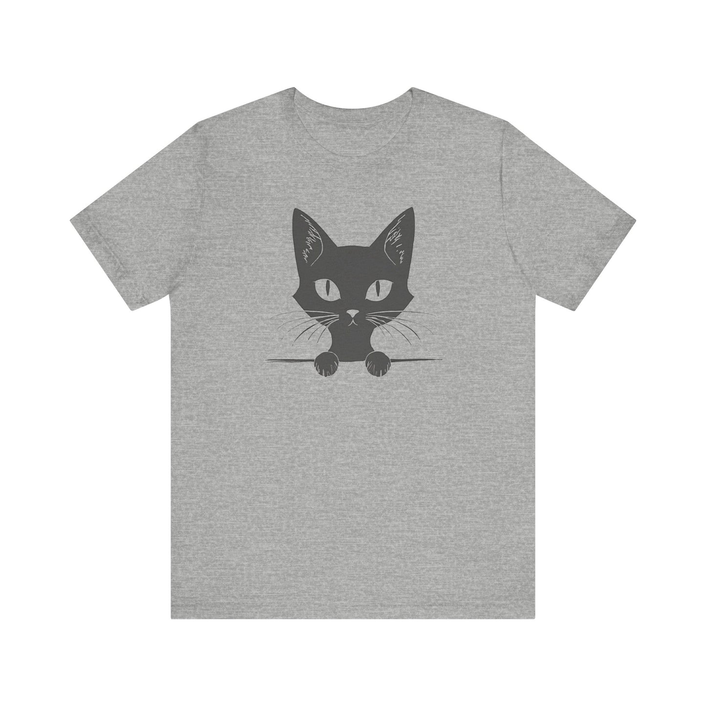 Cute Cat Peeking T-Shirt Unisex