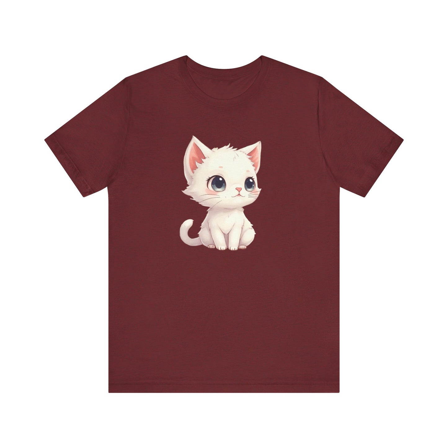 Cute White Kitten T-Shirt