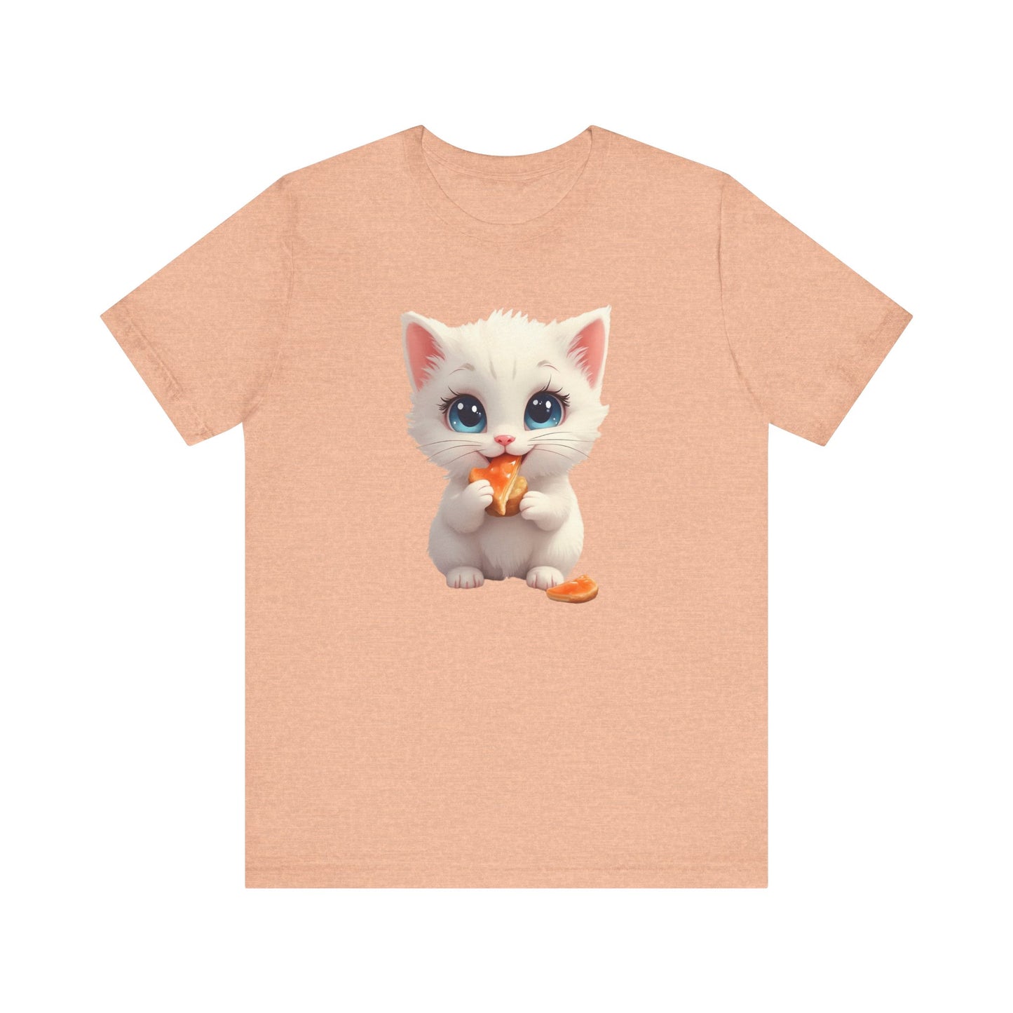 Cute Kitten Eating T-Shirt Unisex