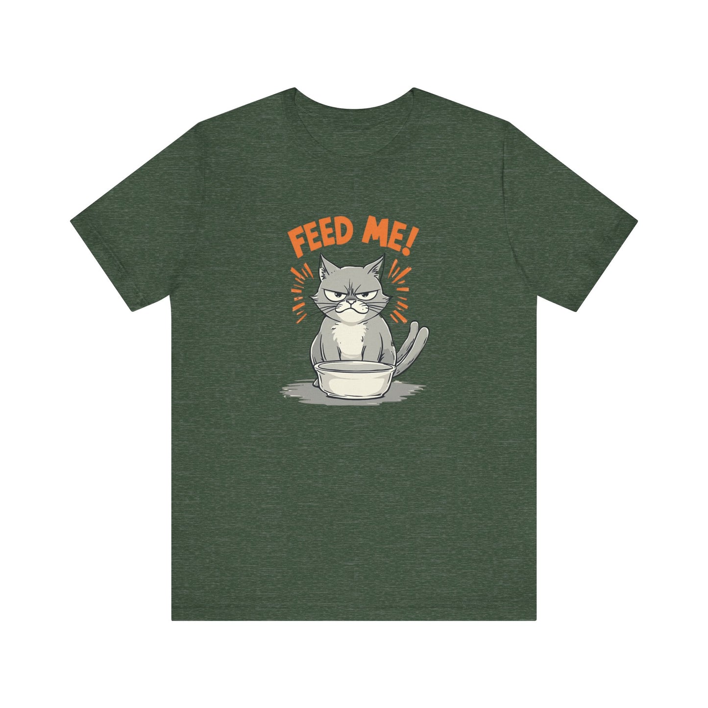 Funny Cat FEED ME T-Shirt