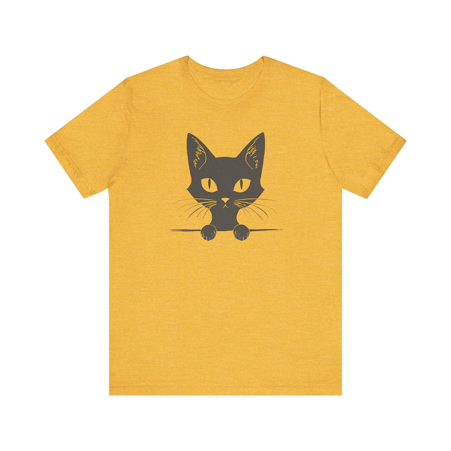 Cute Cat Peeking T-Shirt Unisex