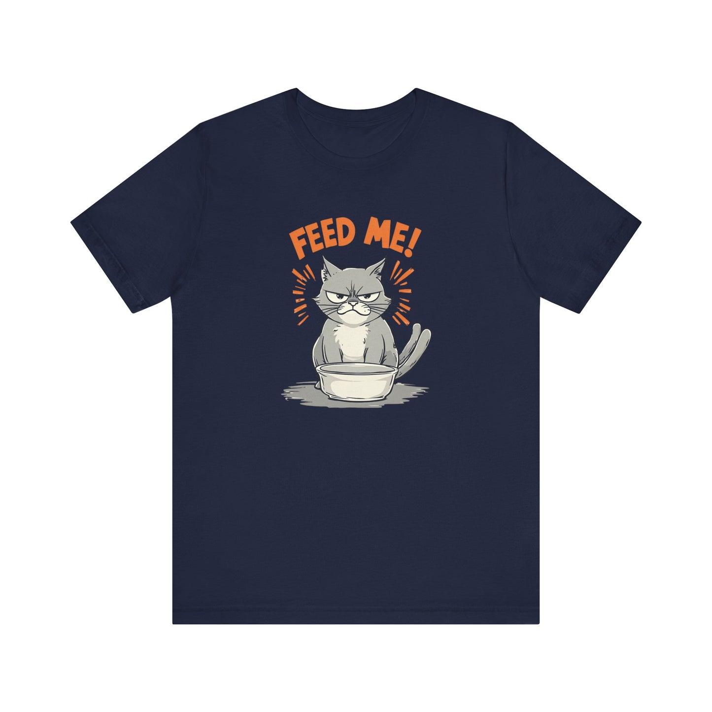 Funny Cat FEED ME T-Shirt