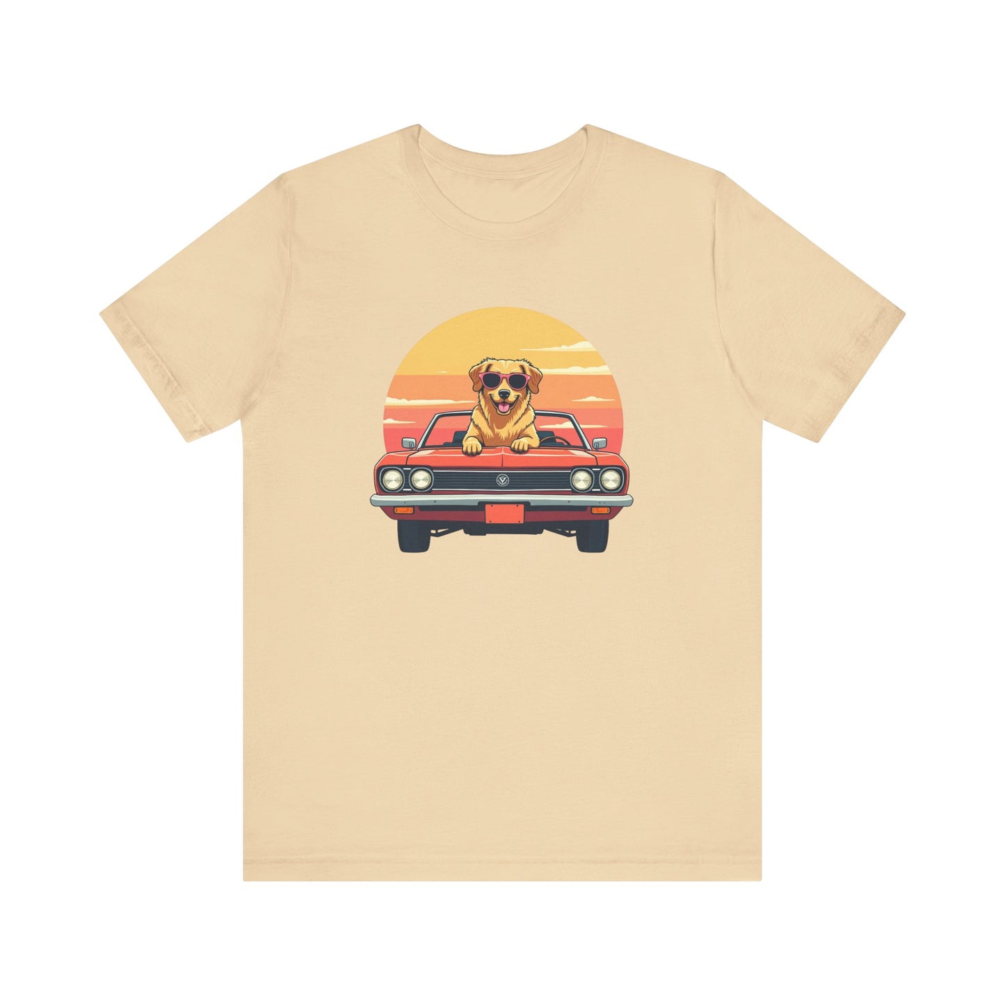 Retro Golden Retriever T-Shirt Unisex