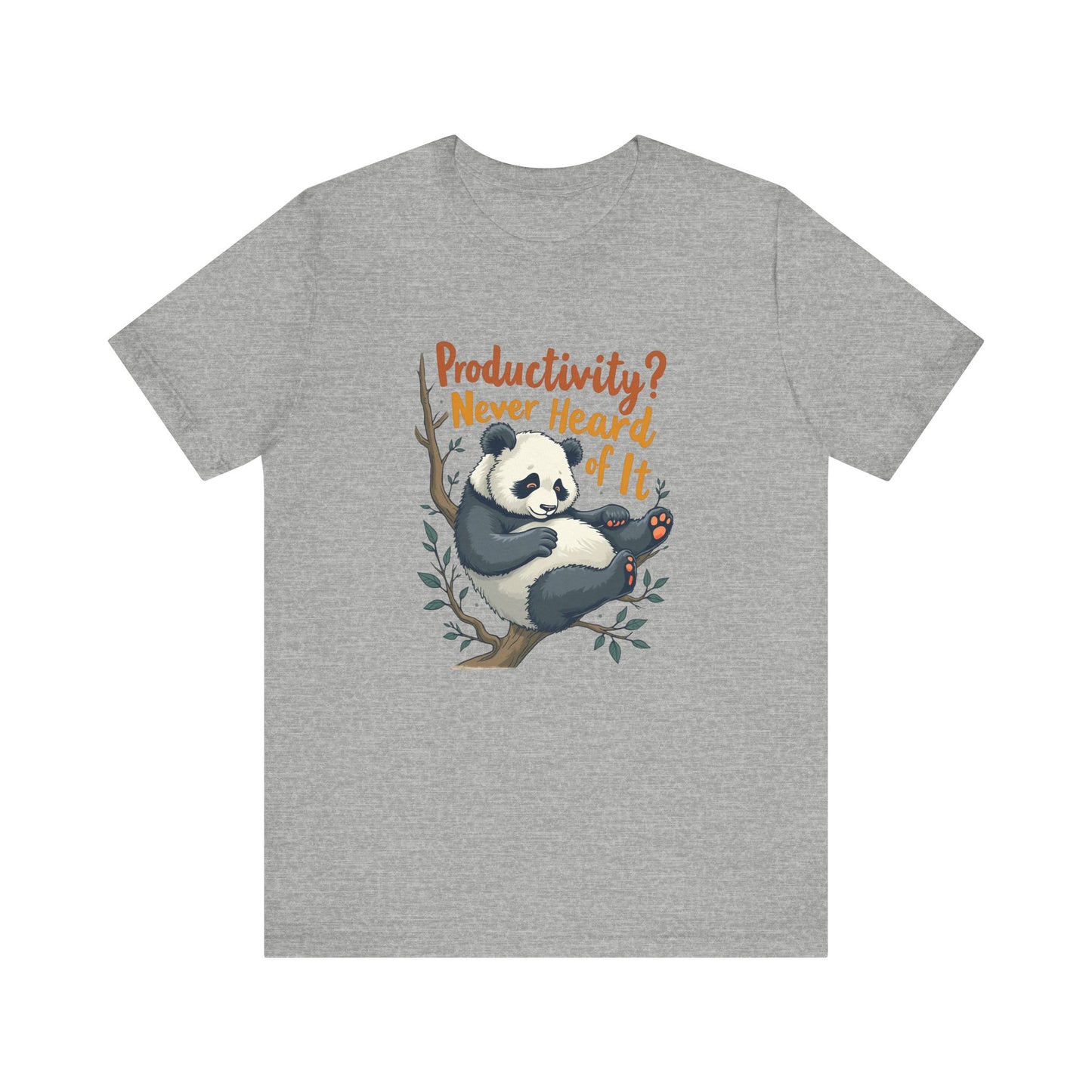 Lazy Panda T-Shirt Unisex