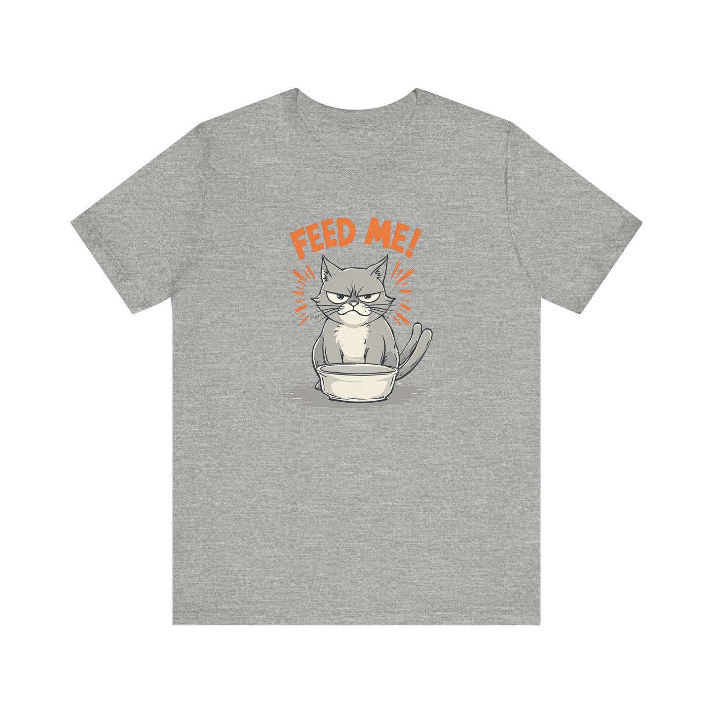 Funny Cat FEED ME T-Shirt