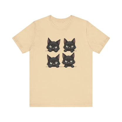 Cute Black Cats T-Shirt Unisex