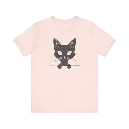 Cute Cat Peeking T-Shirt Unisex