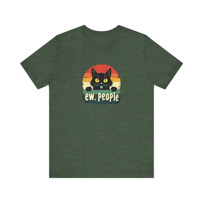 Funny Cat Ew People T-Shirt