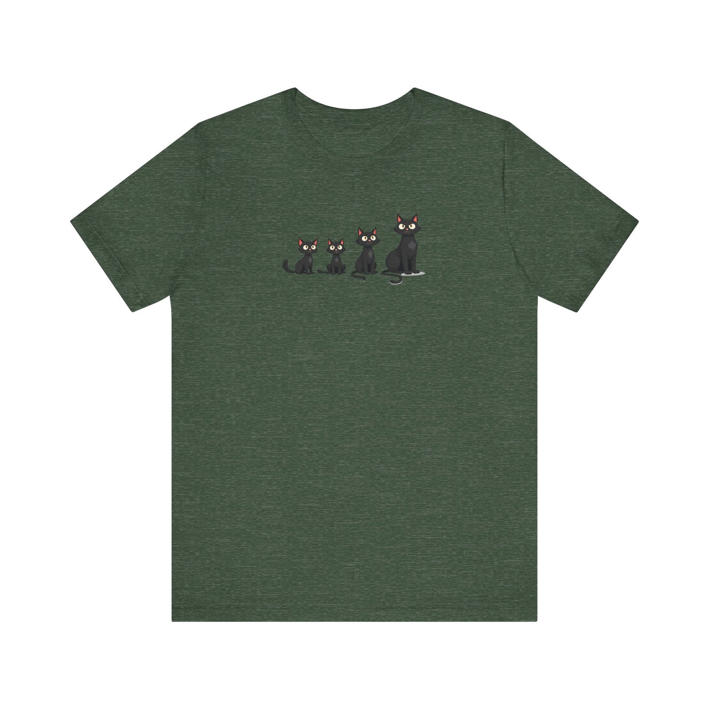 Cute Black Cat Family T-Shirt