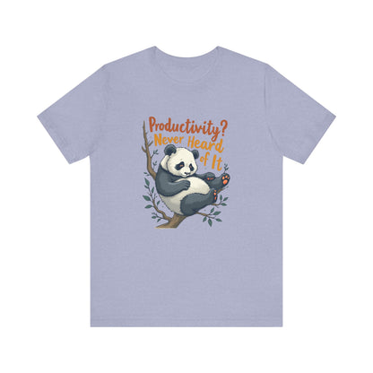 Lazy Panda T-Shirt Unisex