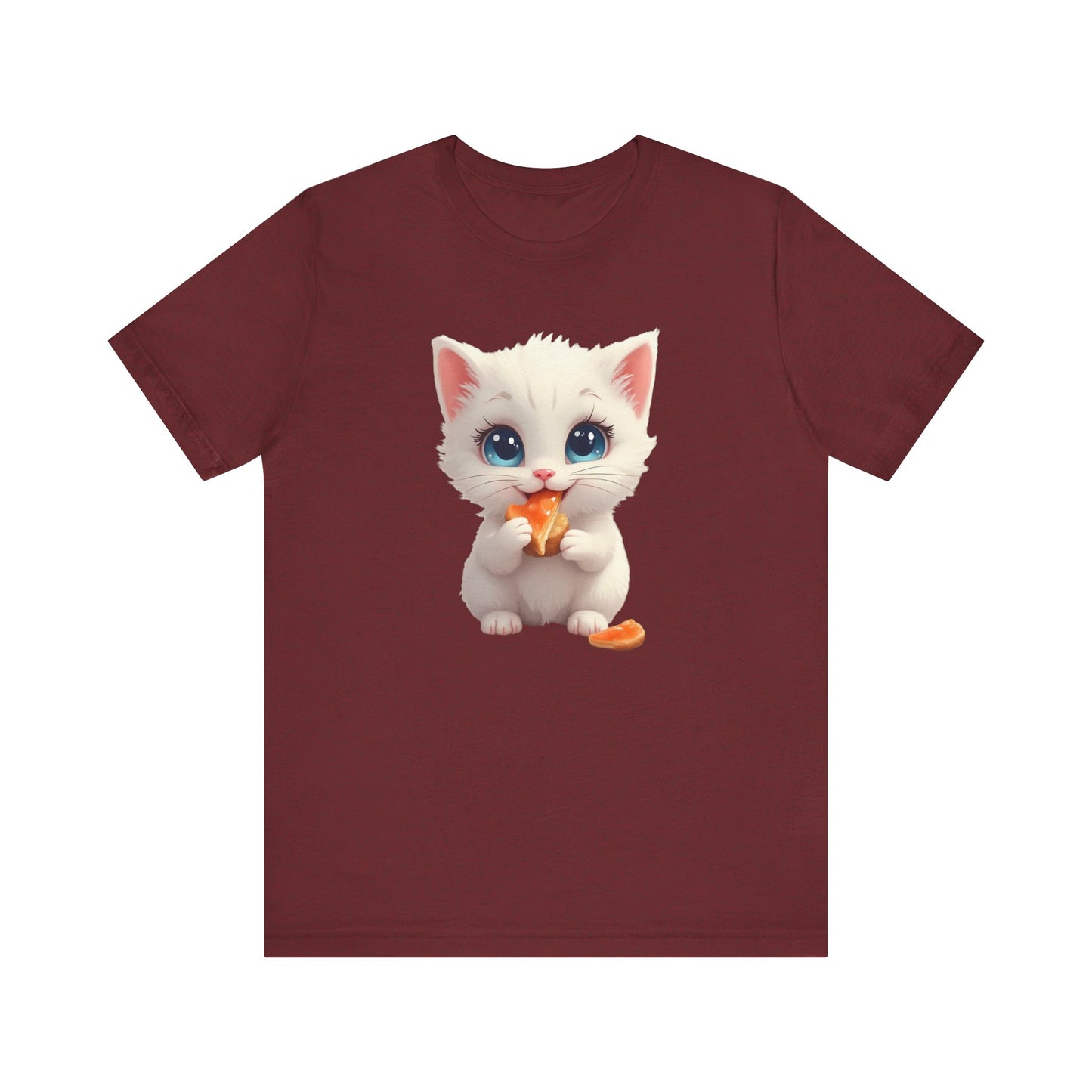 Cute Kitten Eating T-Shirt Unisex