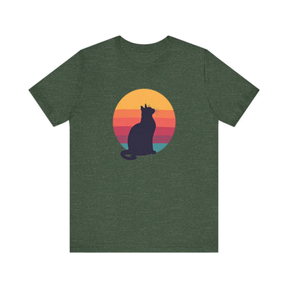 Cute Cat Silhouette T-Shirt Unisex