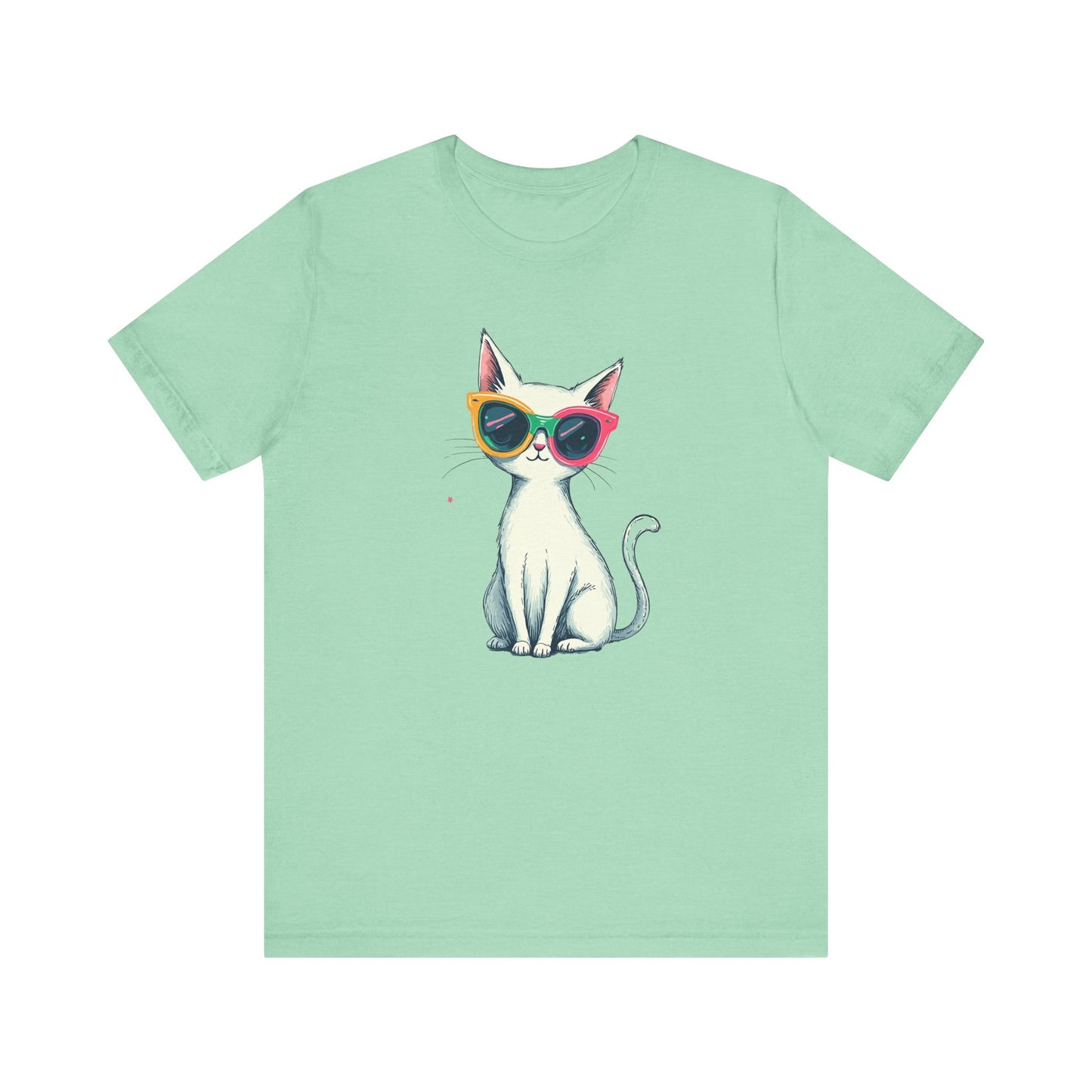 Cute Cat with Sunglasses T-Shirt