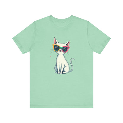 Cute Cat with Sunglasses T-Shirt