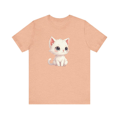 Cute White Kitten T-Shirt