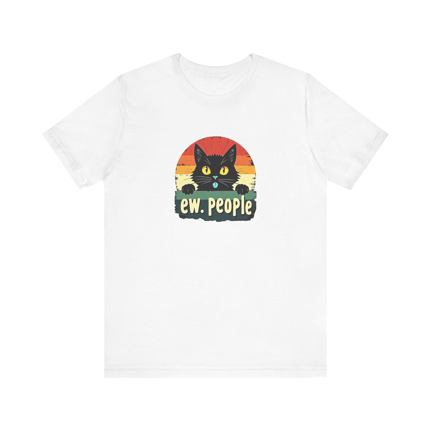 Funny Cat Ew People T-Shirt