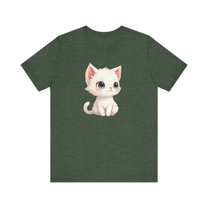 Cute White Kitten T-Shirt