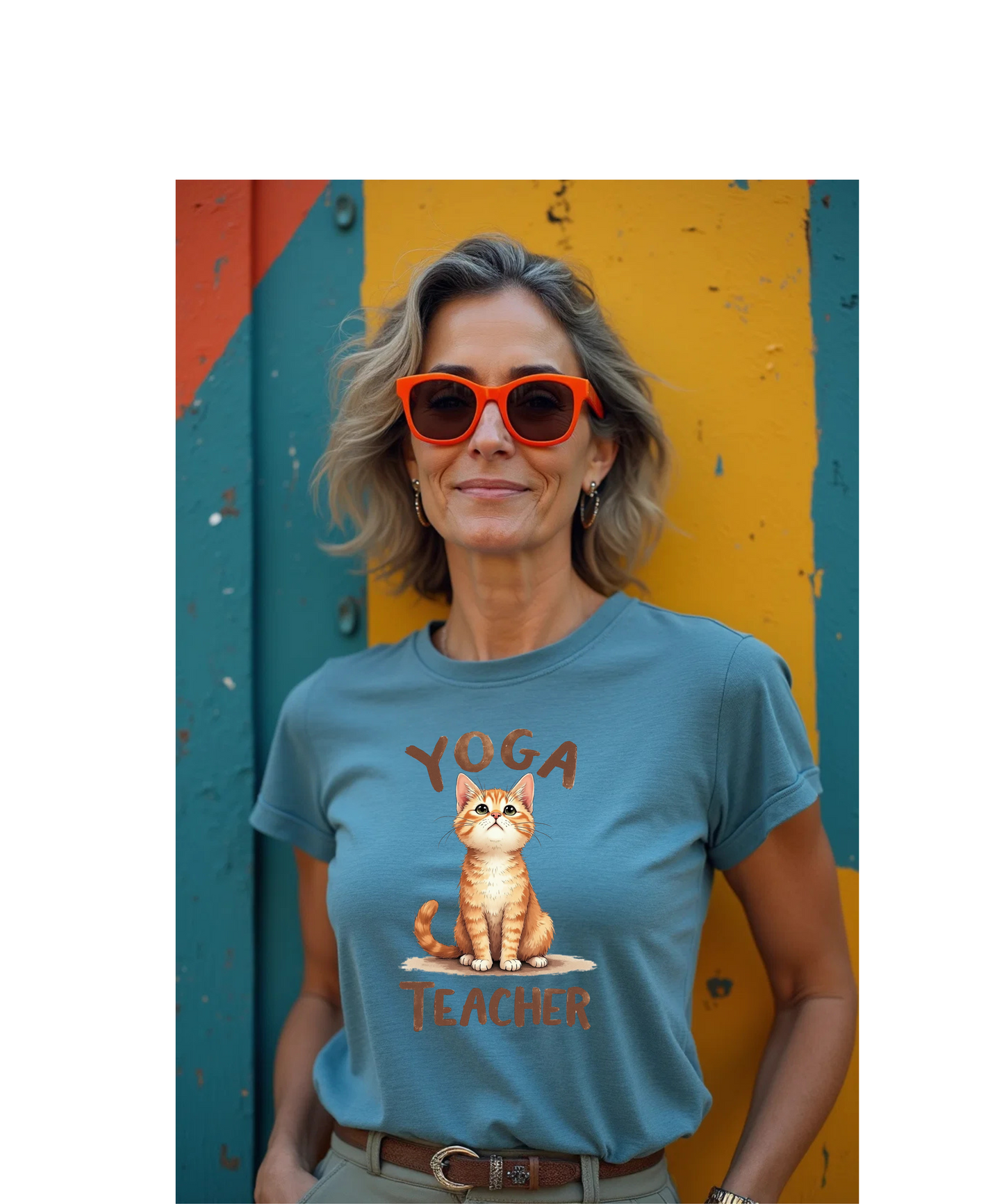 Yoga Cat T-Shirt Unisex