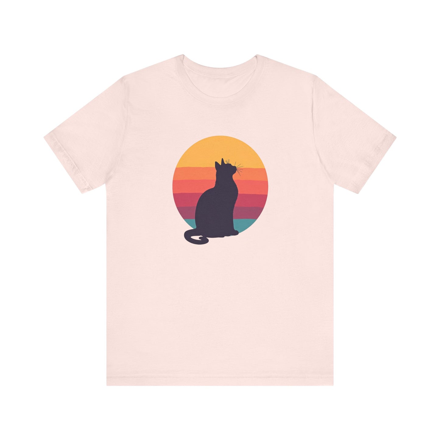 Cute Cat Silhouette T-Shirt Unisex