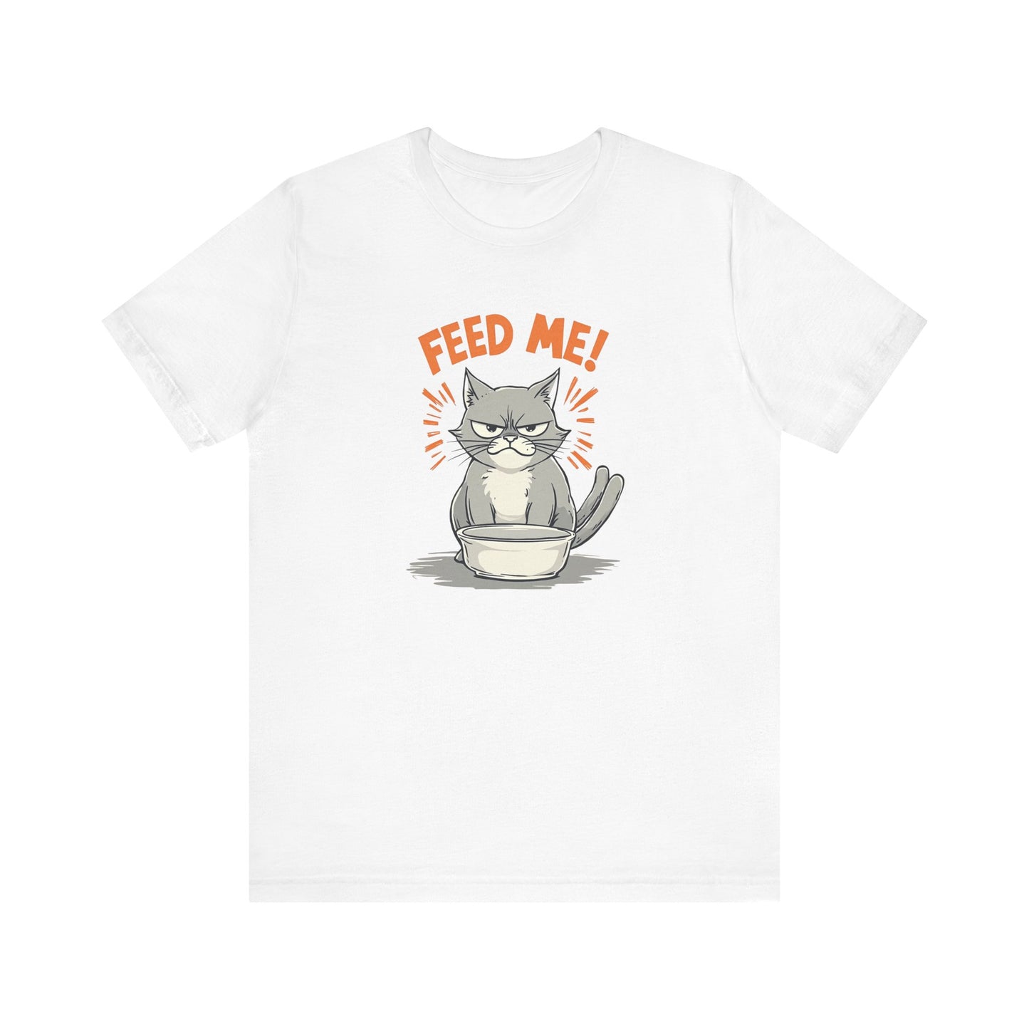 Funny Cat FEED ME T-Shirt