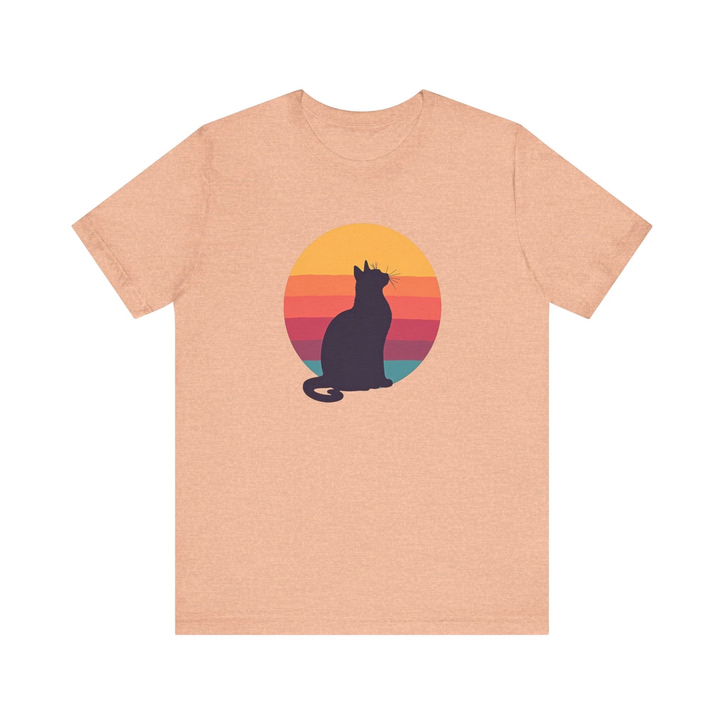 Cute Cat Silhouette T-Shirt Unisex