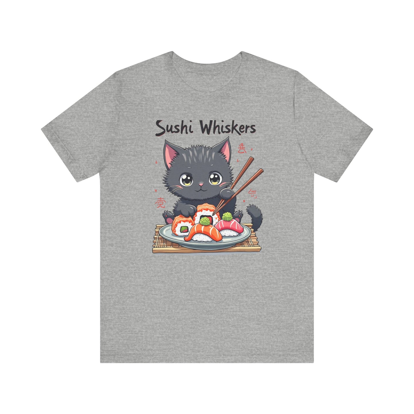 Cute Cat Eating Sushi T-Shirt